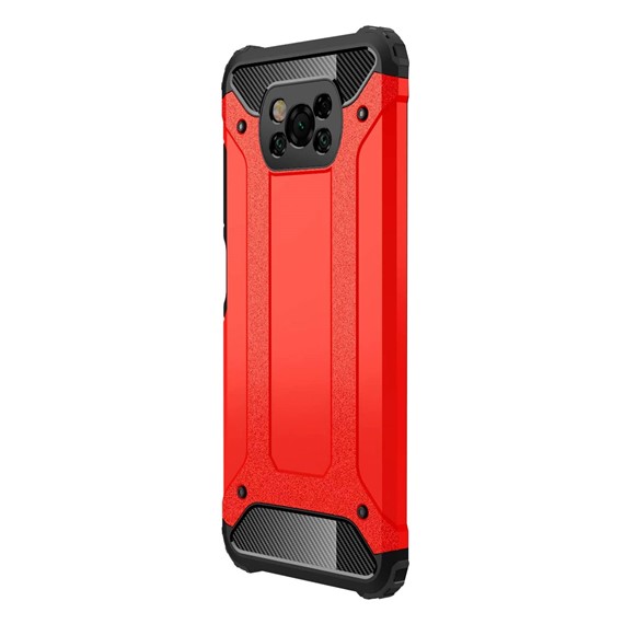 CaseUp Xiaomi Poco X3 NFC Kılıf Tank Kırmızı 2